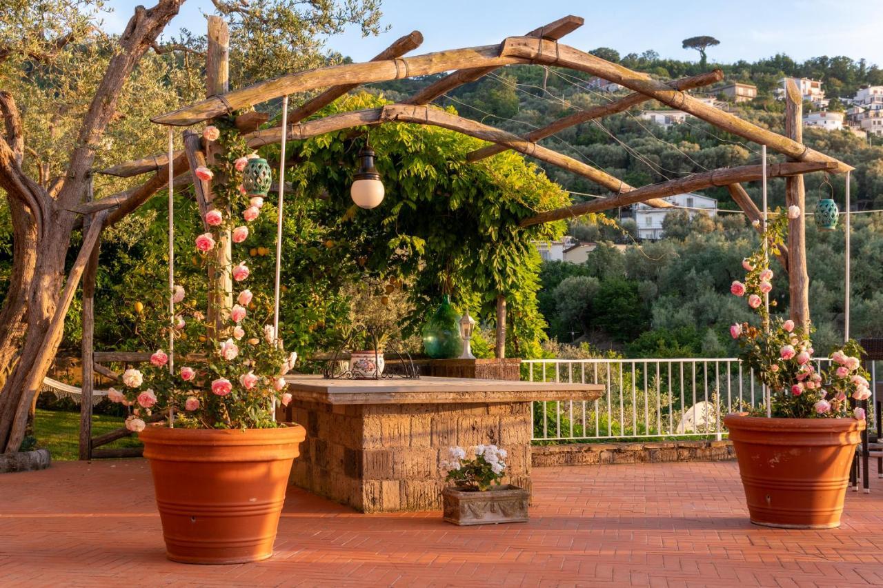 Villa Carolina Sorrento Private Heated Pool And Sea View Exterior photo