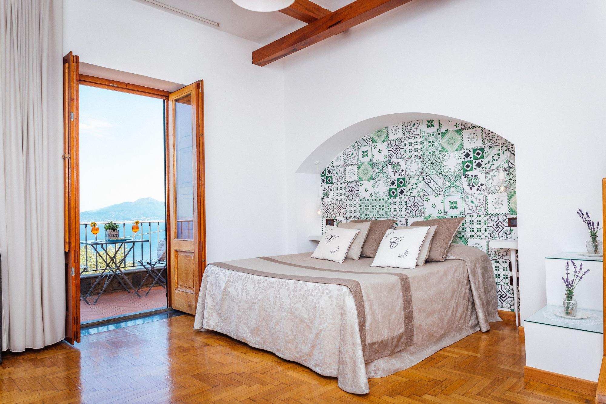 Villa Carolina Sorrento Private Heated Pool And Sea View Exterior photo